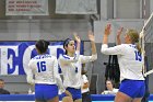 Volleyball vs MHC  Wheaton Women's Volleyball vs Mount Holyoke College. - Photo by Keith Nordstrom : Wheaton, Volleyball